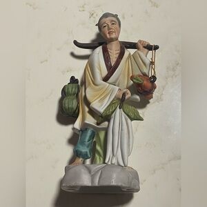 Vintage Japanese FISHERMAN PAPA-SAN Hand-Painted Figurine